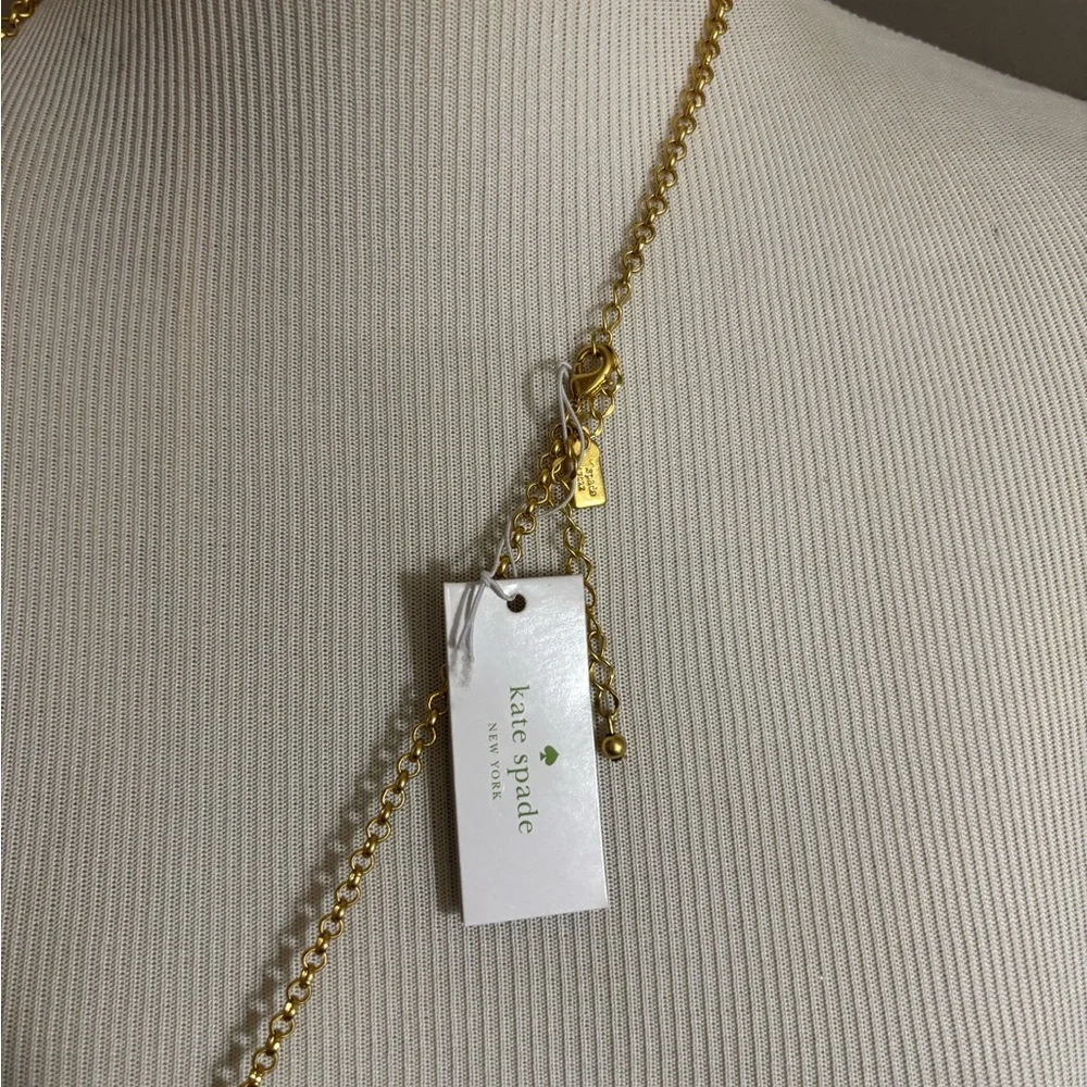kate spade new york Scatter Multicolor Stone Station Necklace, 39